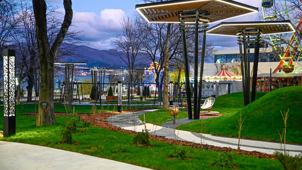 Вид на город